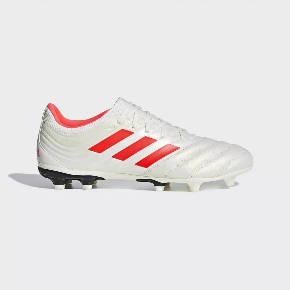 Adidas Copa 19.3 Firm Ground Tacos de Futbol Blancos Para Mujer (MX-35378)